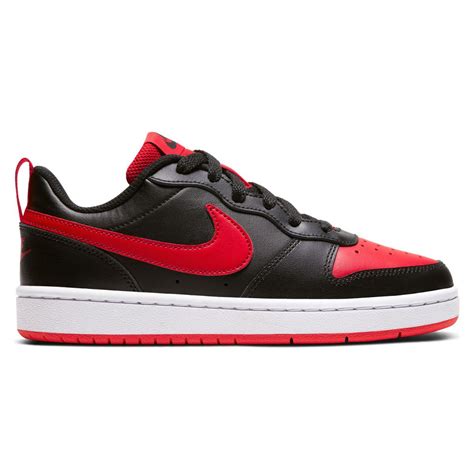 nike court borough low 2 sneakers zwart kinderen